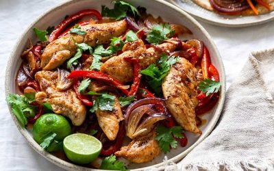Spiced Chicken Fajitas