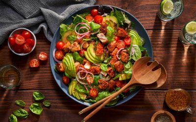 Warm Honey Mustard Chicken Salad