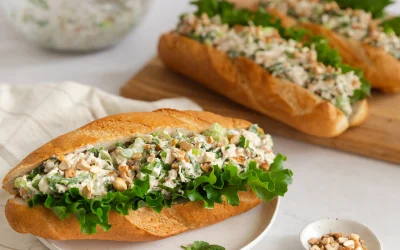 Best-Ever Chicken Sandwich with Coriander & Cashews