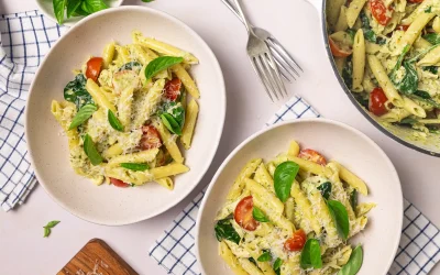 Creamy Pesto & Chicken Pasta