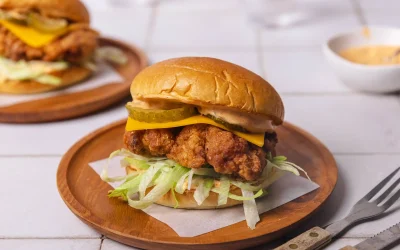 Buttermilk Fried Chicken Burgers