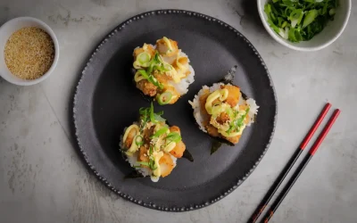 Gluten-Free Karaage Chicken Sushi Cups
