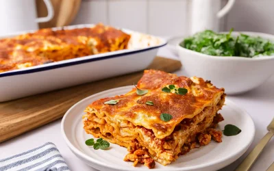 Chicken, Chorizo and Ricotta Lasagna