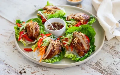 Hoisin Chicken Lettuce Cups 